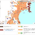 宮城県の復旧サービスエリアマップ（4月30日12時現在）