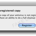 図3：偽セキュリティソフトの登録を促すメッセージ 