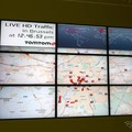 プローブ対応交通情報「LIVE」による情報提供画面