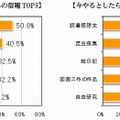 「嫌いだった夏休みの宿題」「今やるとしたら嫌いな夏休みの宿題」