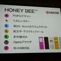 HONEY BEEのラインナップ