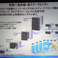 Express5800/A1160の特長。このほか、仮想化基盤として「VMware ESX」「Hyper-V」「Citrix XenServer」に対応し、パーティショニング機能による分割利用が可能といった特長ももつ