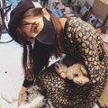 石川恋と愛犬