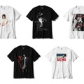 「AKINA NAKAMORI × ZOZOVILLA」第2弾Tシャツ画像（「SILENT LOVE」[２色]、「Listen to Me」、「BEST」、「Seventeen」5種類）