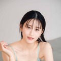 NMB48・上西怜、『ヤングアニマルWEB』で美バスト＆美クビレを披露！ 画像