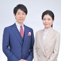 『NHKニュース おはよう日本』（左から）高井正智、中山果奈　(C)NHK