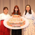 （左から）あんり、堀未央奈、田辺智加　（C）藤川よつ葉・うえののの／集英社　フジテレビ