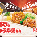 かきあげ&しょうが焼弁当:690円(税込)