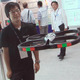 【CEATEC JAPAN 2010（Vol.43）：動画】話題のリモコンヘリ「AR.Drone」の心臓部にエプソントヨココムのジャイロセンサー！ 画像