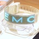 高照度LEDが目立つこと間違いなし！腕につける広告？「NEOPOP Armband」が参考展示 画像