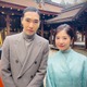 吉高由里子＆柄本佑、紫式部ゆかりの神社参拝でNHK大河ドラマ『光る君へ』に意気込み 画像