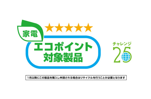 2011年1月からの対象製品用ロゴ