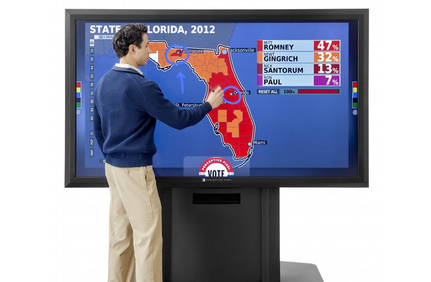 Perceptive Pixelが現在販売しているマルチタッチワークステーション