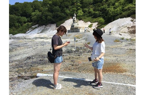 ポータル申請合宿の一場面。学生の視点から「ここに来てもらいたい」という場所を探すのは楽しい