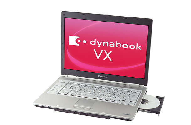 DVDスーパーマルチドライブ（DVD+R DL対応）搭載のdynabook VX