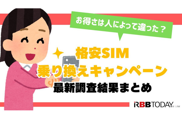 格安sim乗り換えキャンペーン2025年2月度の調査結果まとめ！お得さは人によって違った？