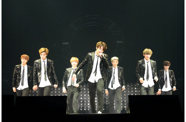 「防弾少年団（BTS） 1st JAPAN TOUR 2015」　（C）NHK