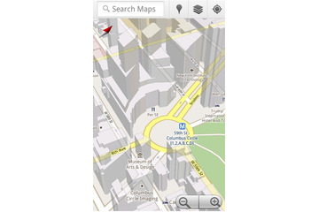 Googleマップを3Dで表示、米Googleが「Google Maps 5.0」発表 画像