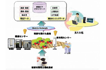 【地震】マイファーム×ドコモ×NEC、塩害を受けた農地の復興支援事業で業務提携 画像