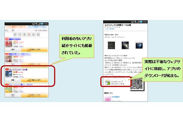 IPA、Androidを標的とした不審アプリ「占いアプリオーラの湖」の詳細手口を解説 画像