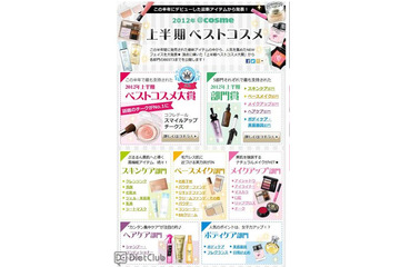 2012年@cosme上半期ベストコスメ 画像