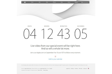 米アップル、10日午前2時からライブストリーミング 画像