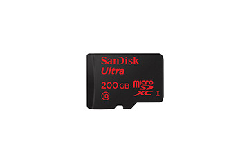 【MWC 2015 Vol.45】SanDisk、世界初となる容量200GBのmicroSDXCカード発表 画像