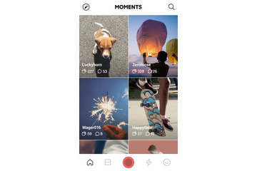 動画の撮影＆編集＆シェアが手軽にできる「LINE MOMENTS」リリース！ 画像