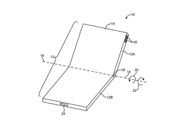 iPhone 8で採用？Appleが折りたたみスマホに関する新特許取得 画像