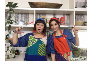 佐藤仁美&足立梨花が驚きの料理技を披露！ 画像