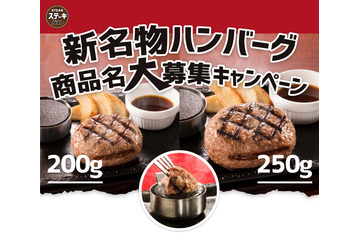 名付けたハンバーグが発売されるかも？ガストが新ハンバーグの名前募集！ 画像