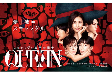 だまし絵のような構図......竹内結子主演ドラマ『QUEEN』ポスター解禁 画像