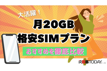 月20GBで十分！おすすめ格安SIMプランを徹底比較【2024年最新版】 画像