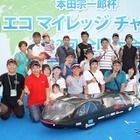 1リットルのガソリンで3000km以上走る 画像