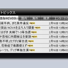 Yahoo!ニューストピックスを常時表示できるツール 画像