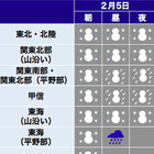 ウェザーニューズ、2月5日は都心で5～10cmの積雪と予報 画像