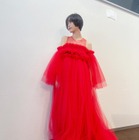 南沙良、鮮やかな赤のドレス姿を披露「どこのプリンセスかと」 画像