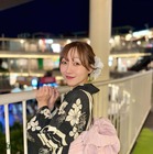 須田亜香里、今年初の浴衣姿をお披露目！　撮影者はみちょぱの夫・大倉士門 画像