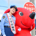 黒谷友香が茂原警察署の一日署長に就任、交通安全運動に参加 画像