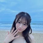 NMB48・上西怜、美バスト覗く純白ビキニ！『GIRLS-PEDIA 』オフショット続々投稿 画像