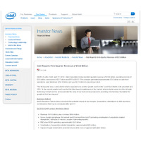 インテル、第1四半期の決算は減益……第2四半期にはインテルベースのスマートフォンを投入 画像