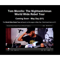 トム・モレロ、ツアードキュメンタリー映像を5月1日に無料公開 画像