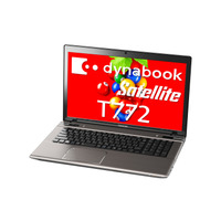 東芝、ハイブリッドHDD搭載のWebオリジナル「dynabook Satellite T772」受注開始  画像