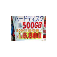 【増田タワシの価格ウォッチ】外付けHDD（400G/500G）実売価格調査（価格データ編） 画像