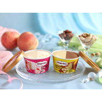 ハーゲンダッツ夏の定番CREAMY GELATO新作に「濃桃～こいもも～」「ピスタチオ&カカオ」が登場 画像