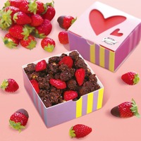 可愛くて美味しいチョコ×イチゴ！ギャレット ポップコーン「バレンタインMIX」期間限定販売 画像