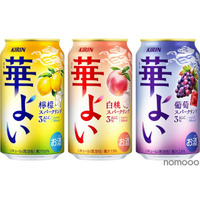 【発売前から大注目の新チューハイブランド！】こころ華やぐ解放感！新ブランド「キリン 華よい」の3つのスパークリングが発売 画像