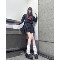 SKE48・野村実代、セーラー服×ルーズソックスの制服ショットに反響「最高に可愛い」「これは反則」 画像