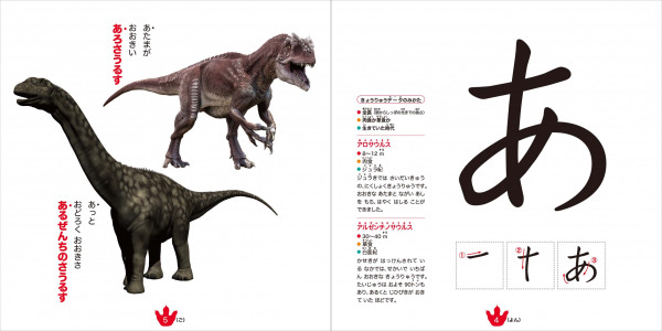恐竜の図鑑で ひらがなの読み書きを覚えられる 3 6歳向けの図鑑 きょうりゅう だいしゅうごう あいうえお ずかん が登場 お子様が自分で読める優しい解説と ひと目でわかる恐竜のデータ付きです Dreamnews Rbb Today