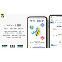 Vポイントを使った投資体験サービス「Vポイント運用」を開始